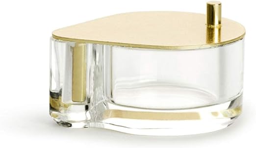 Glass Tealight Holder | Gold Deco - NØRDEN