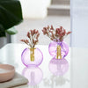 Glass Bubble Glass | Lilac + Peach
