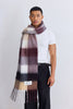 Recycled Soft Scarf | Reykjavik Purple + Brown