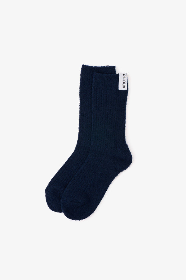 Recycled Cosy Socks | Navy