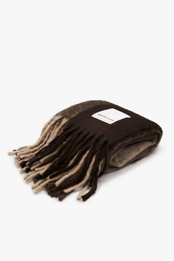 Recycled Soft Throw | Reykjavik Earth Brown Check