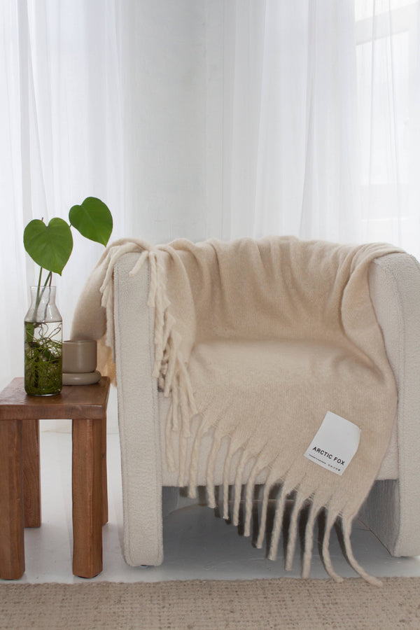 Recycled Soft Throw | Reykjavik Pebble Beige 24