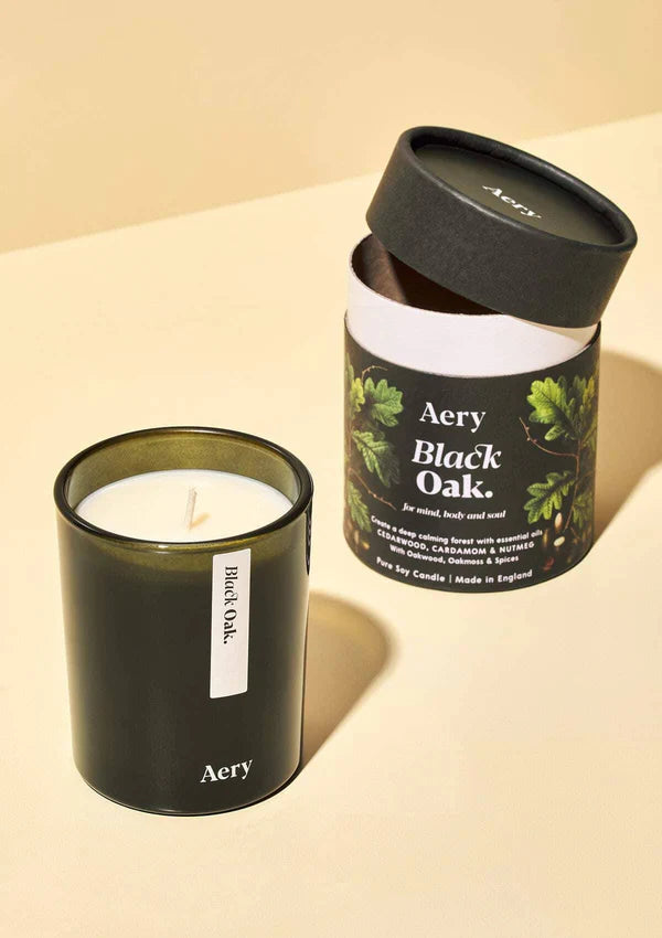 Botanical Scented Candle | Black Oak