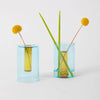 Reversible Glass Vase - Small: Green/Blue