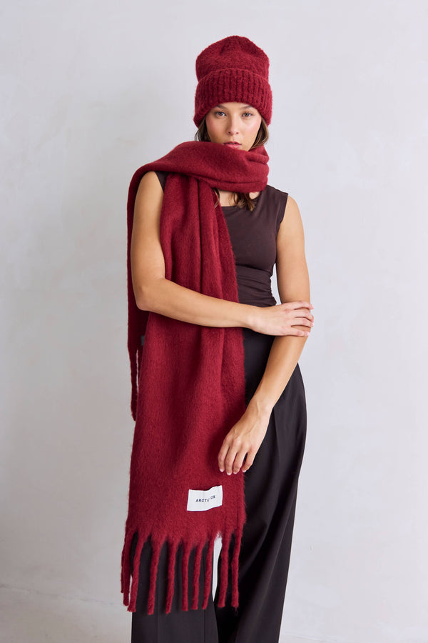 Recycled Beanie Hat | Reykjavik Burgundy