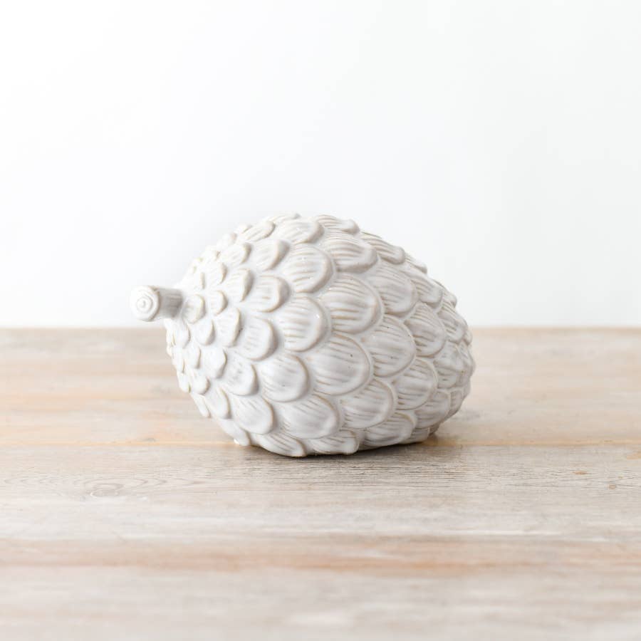 Natural Ceramic Ornament | Pinecone 17.2cm