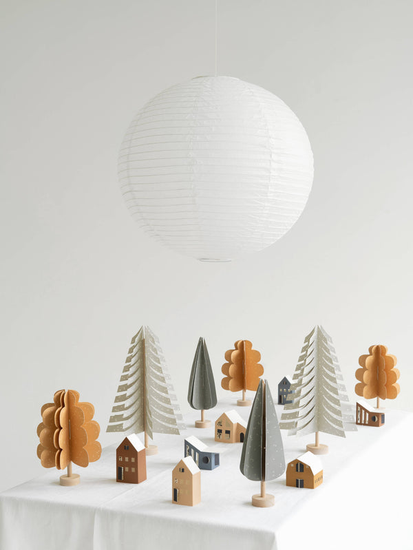 Natural Paper Decoration | Fir Tree Large