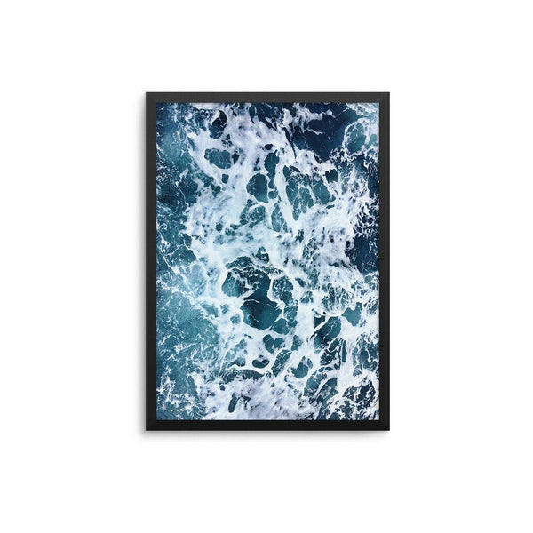 Coastal Photography Print | Ocean Foam A4