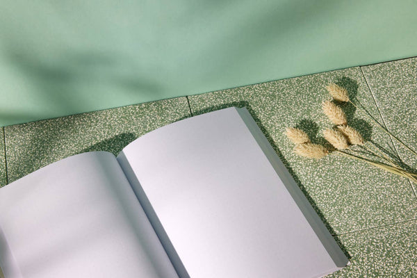 Minimal Aesthetic Notebook | Moss