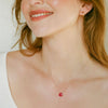 Crystal Minimal Necklace | September - Sapphire
