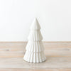 Natural Ceramic Ornament | Matt White Tree 24cm