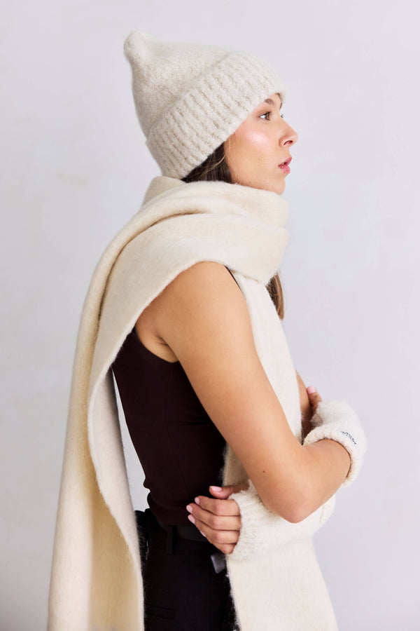 Recycled Beanie Hat | Reykjavik Pebble Beige