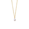 Gold Minimal Necklace | Freshwater Pearl