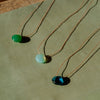 Crystal Minimal Necklace | Portofino Blue Quartz