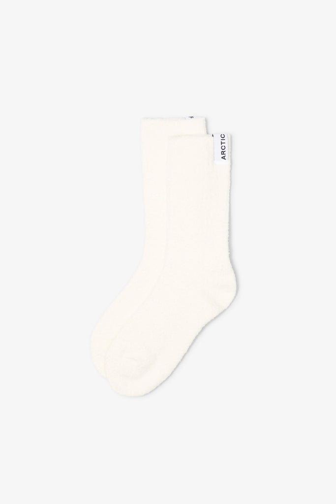 Recycled Cosy Socks | White