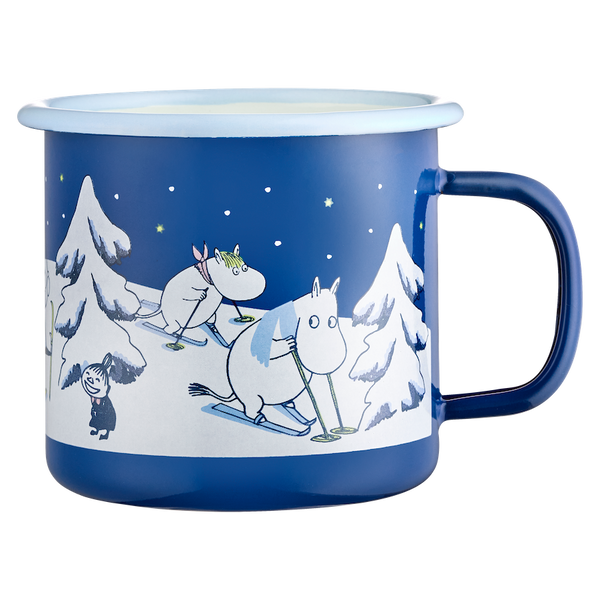 Colourful Enamel Mug | Moomin Starry Night Large
