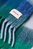 Recycled Soft Scarf | Reykjavik Emerald Check