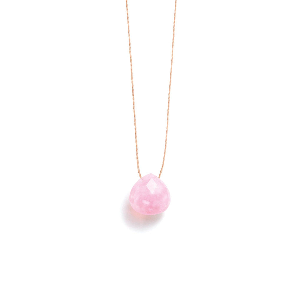 Crystal Minimal Necklace | October - Opal