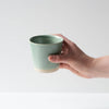 Ceramic Coffee Cup | Speckled - Celadon