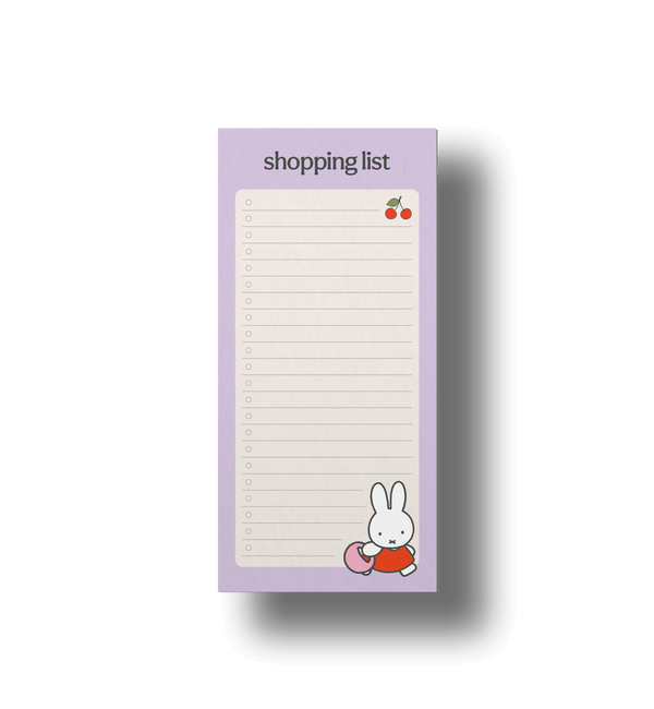 Colourful Desk Notepad | Miffy Shopping List