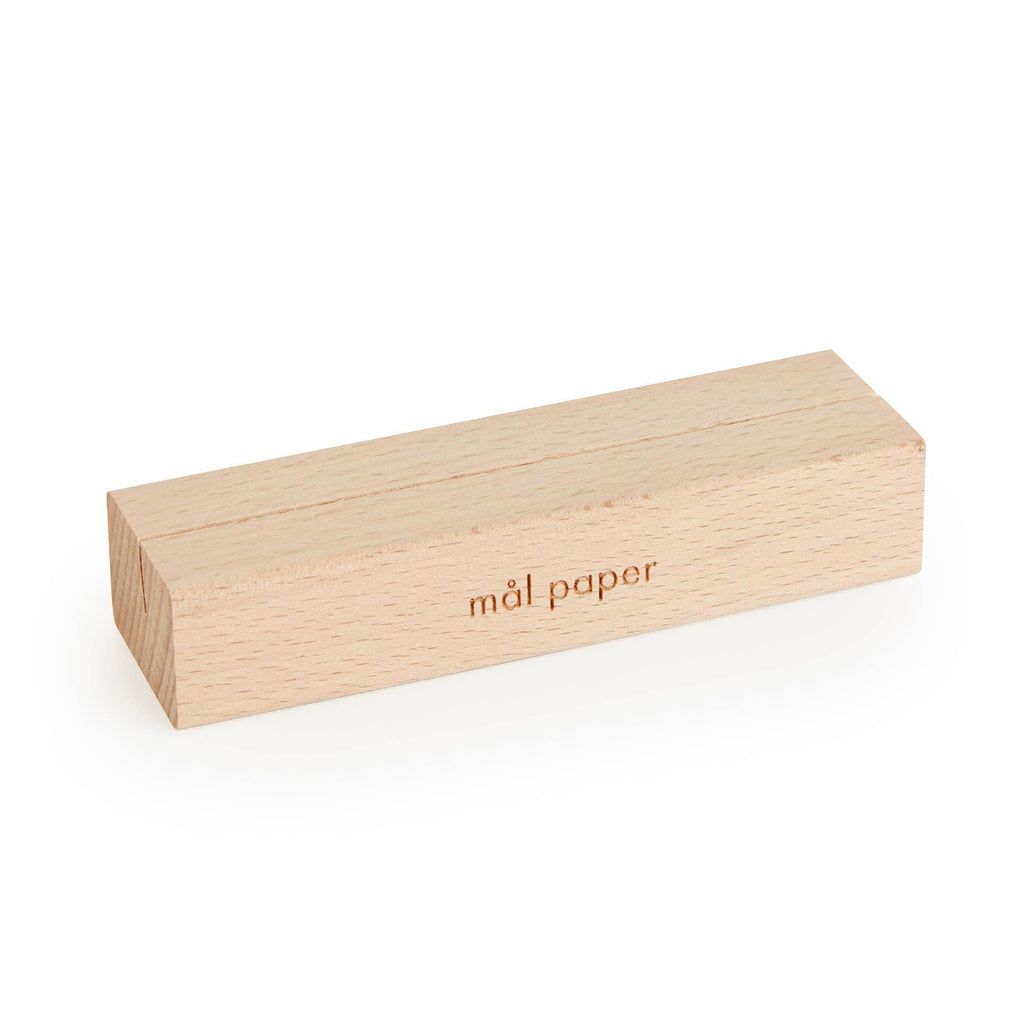 Wood Bloc Card Stand - Mindfulness Card Deck Accessory - NØRDEN