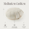 Mindful Meditation Cushion | Zafu Teal