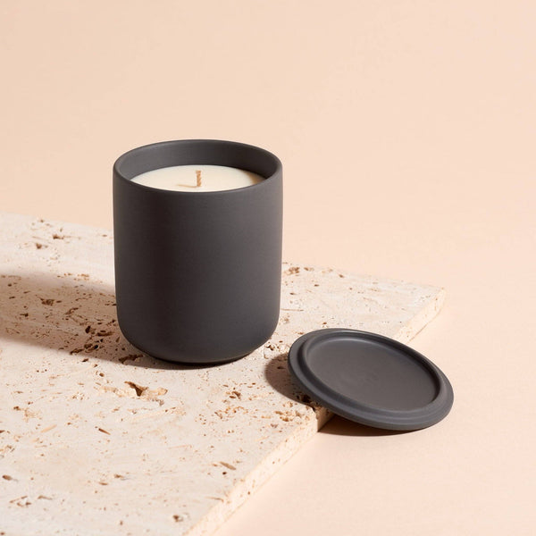 Ceramic Lidded Candle | Sage + Sea Salt - NØRDEN