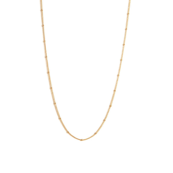 Gold Minimal Necklace | Satellite Fine Chain
