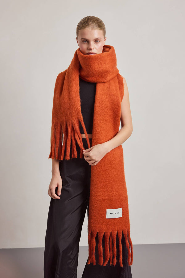Recycled Soft Scarf | Reykjavik Red Earth