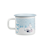 Colourful Enamel Mug | Moomin Let It Snow Large