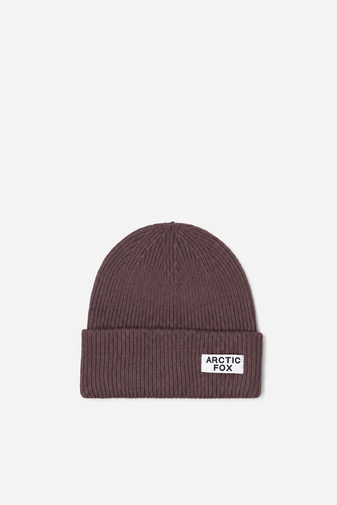 Recycled Beanie Hat | Chocolate