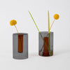 Reversible Glass Vase - Small: Lilac/Peach