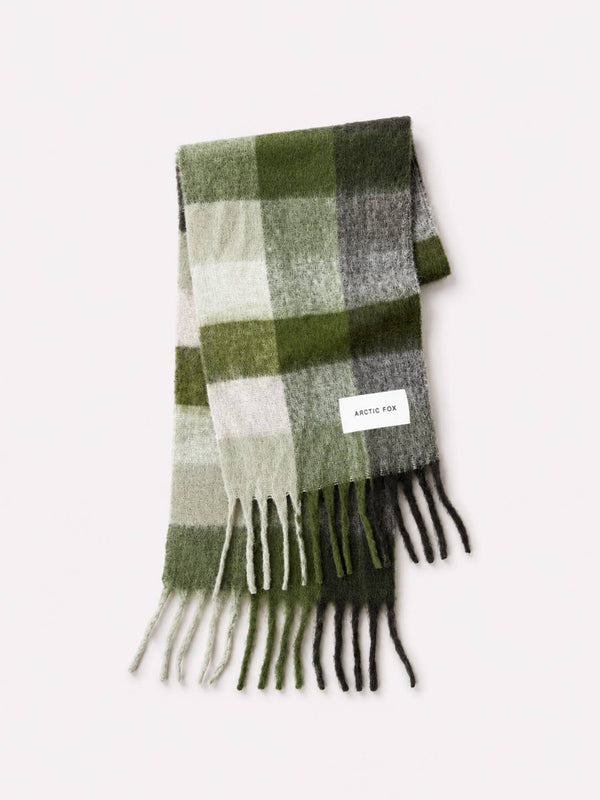 Recycled Soft Scarf | Reykjavik Mossy Greens