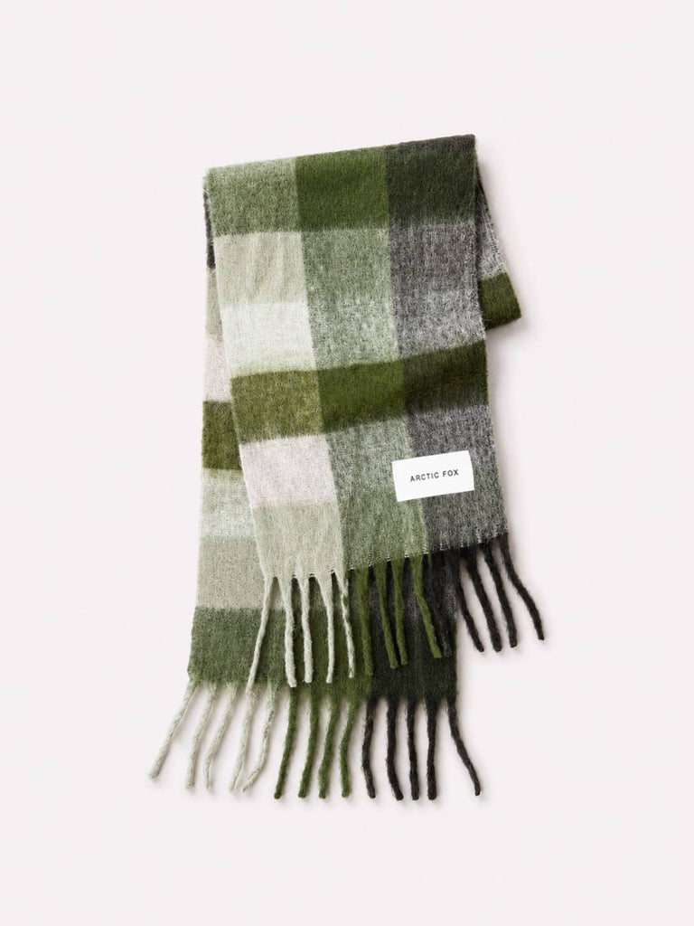 Recycled Soft Scarf | Reykjavik Mossy Greens