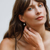 Crystal Drop Earrings | Isla - Freshwater Pearl