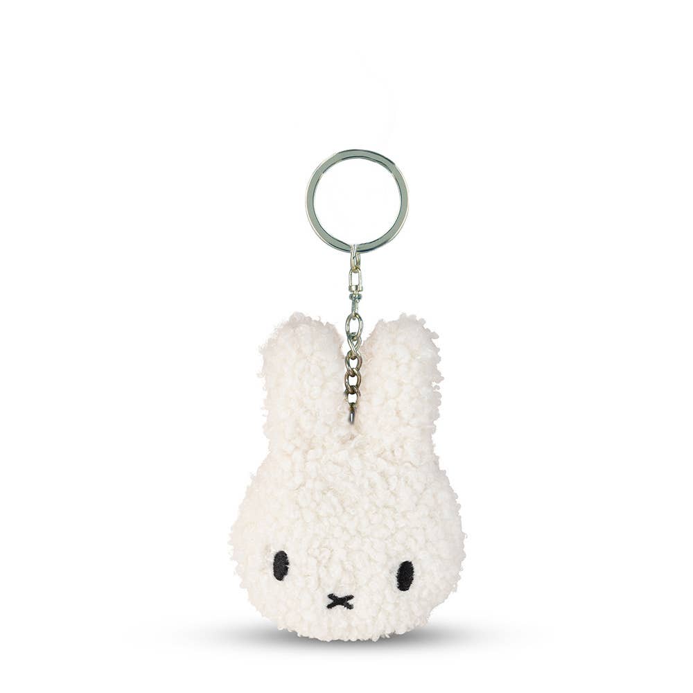 Colourful Teddy Keyring | Cream Miffy