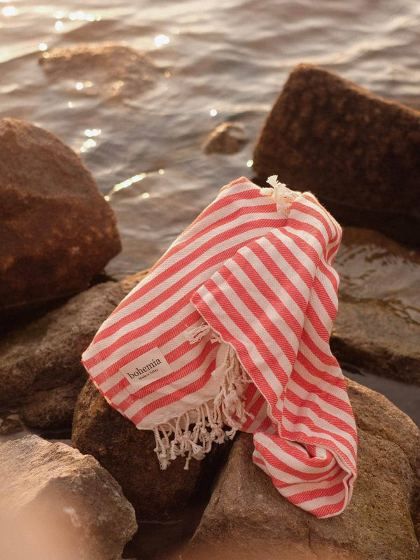 Handmade Hammam Towel | Coral