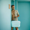 Colourful Retro Coolbox | Cyan Green + Baby Rose Classic 20L