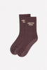 Natural Bamboo Socks | Grip Cocoa Powder