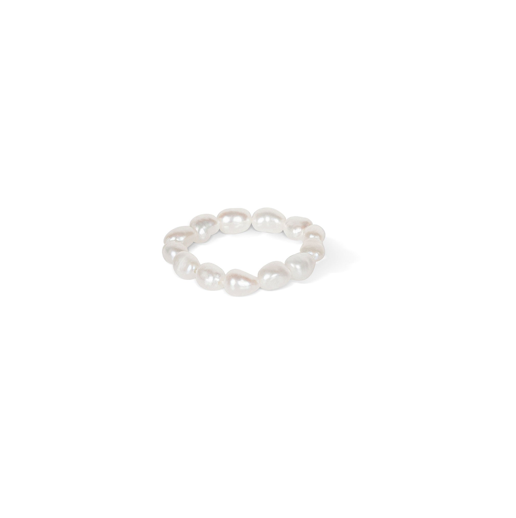 Crystal Minimal Ring | Freshwater Pearl