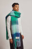 Recycled Soft Scarf | Reykjavik Emerald Check
