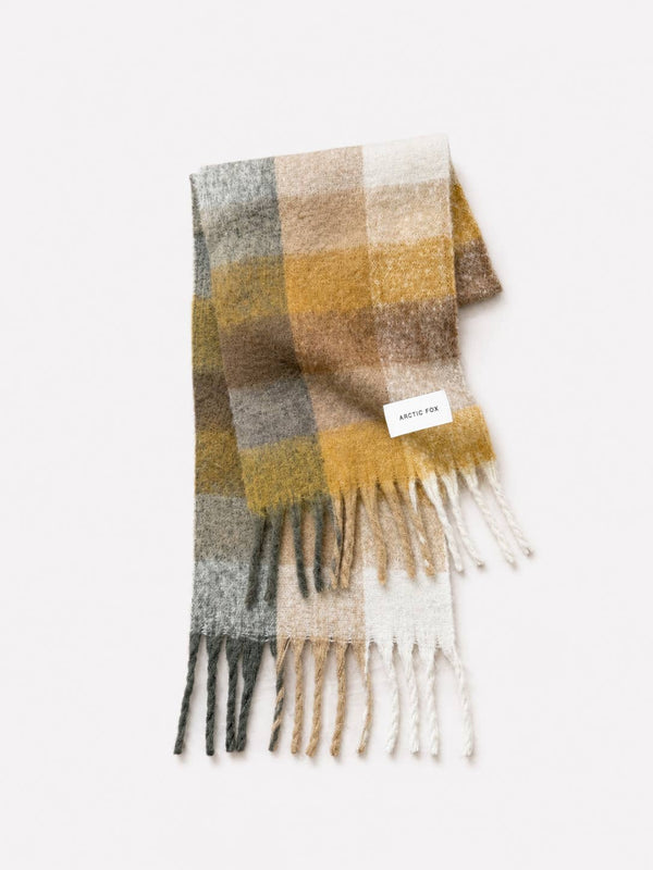 Recycled Soft Scarf | Reykjavik Golden Woodland