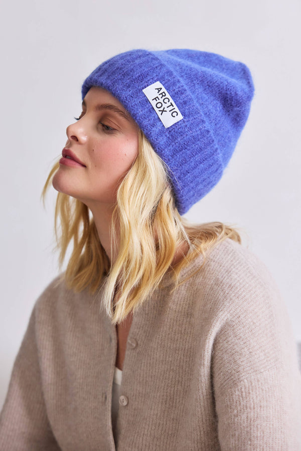Responsible Beanie Hat | Mohair Future Dusk Blue