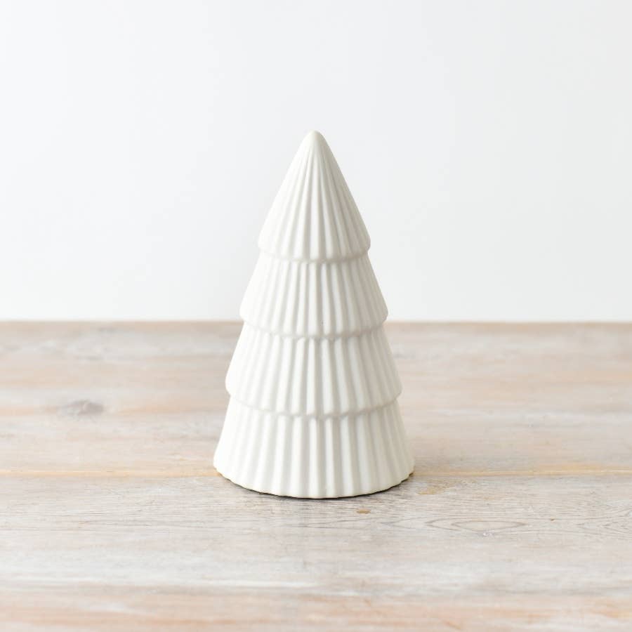 Natural Ceramic Ornament | Shining White Tree 16.8cm