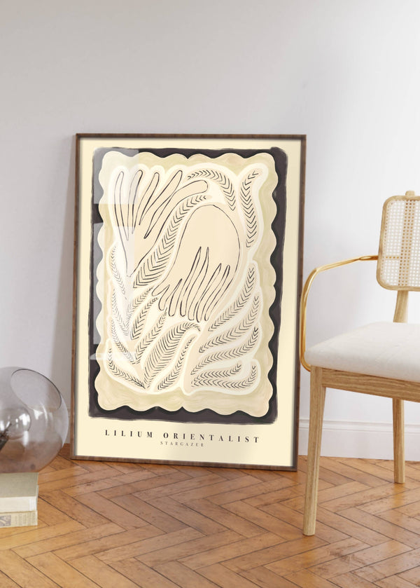 Floral Art Print | Llium Orientalis A5