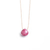 Crystal Minimal Necklace | September - Sapphire