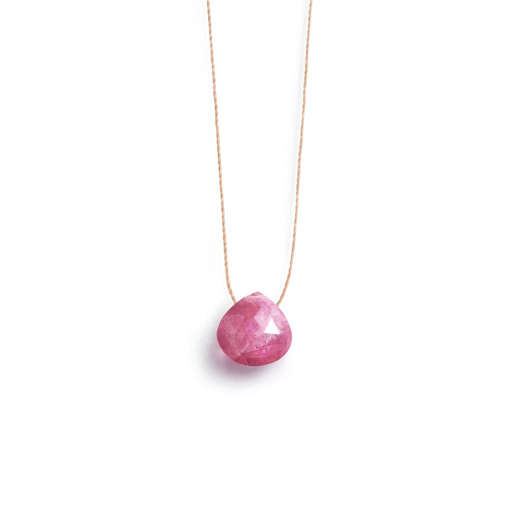 Crystal Minimal Necklace | September - Sapphire