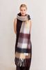 Recycled Soft Scarf | Reykjavik Purple + Brown