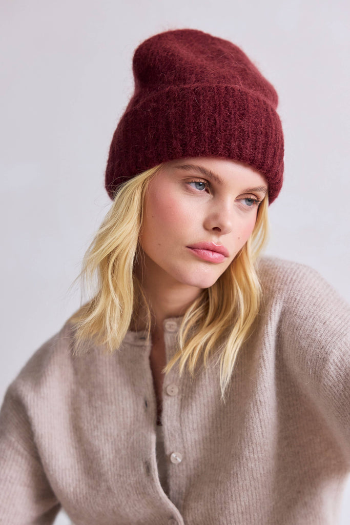 Responsible Beanie Hat | Cherry
