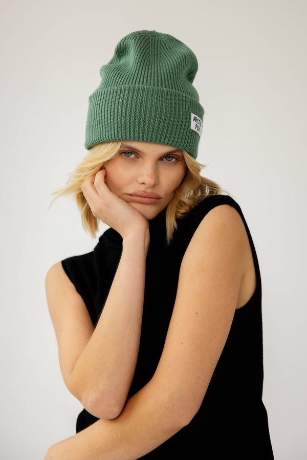 Recycled Beanie Hat | Forest Fern - AW24